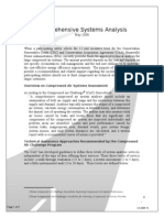 Comprehensive Systems Analysis: Background