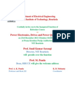 Power Electronics, Drives and Power Quality Issues