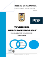 Apuntes Del Microprocesador 8085 Lenguaje Assembler