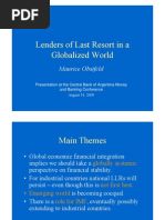 Lenders of Last Resort in A Globalized World: Maurice Obstfeld