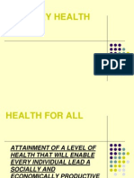 Primary Health Care