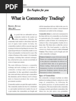 Commodity Trading