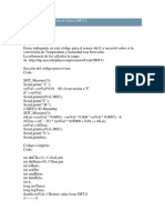 Revisión Del Código para El Sensor SHT11