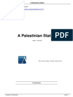 A Palestinian State