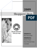 Final Report On Shoppers Stop