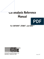 Sap2000 Analysis Refer Manual