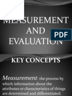 Measurement and Evaluation PPP