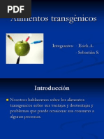 Alimentos Transgènico