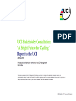 UCI Stakeholder Consultation by Deloitte