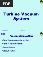 Turbine Vacuum System in Thermal Power Plant