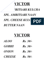 Spl. Amritsari Kulcha Spl. Amritsari Naan Spl. Cheese Kulcha Butter Naan