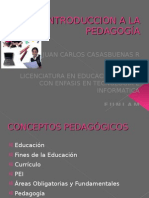 Introduccion A La Pedagogía