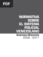 Resoluciones Ministeriales 2009-2011