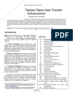 Researchpaper Review On Twisted Tapes Heat Transfer Enhancement