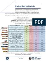 Protein Bar Handout For Dialysis