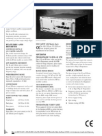 Elgar 501b Datasheet