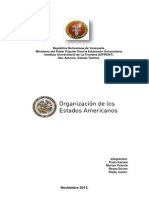 La Organización de Los Estados Americanos