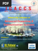 Caccs I: Advanced Computing & Communication Systems