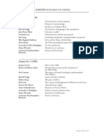 Analysis Journal Contents