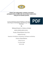 Clinical and Radiographic of Marginal Periimplant Tissue Stability After Buccal Defect Regeneration Using Porous Titanium Granu