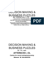 Decision Making & Business Puzzles