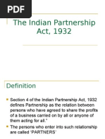 The Indian Partnership Act, 1932