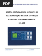 Roteiro de Ajustes Sel-487e