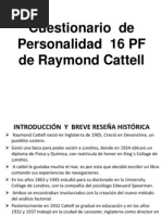 Cuestionario 16PF CATTELL