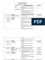 Math Yearly Lesson Plan 2007