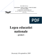 Legea Educatiei Nationale - Varianta Finala