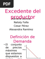 Excedente Del Productor