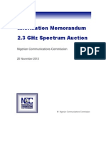 2.3GHz Auction Information Memorandum