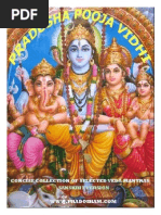 Pradosha Pooja Vidhi (Sanskrit Edition) 153 Pages