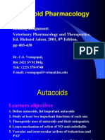 Autacoid Pharmacology: Reading Assignment