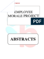 Abstracts - Employee Morale