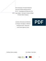 8218 - Língua Inglesa - Informação Turística Da Região - Links