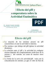 4.2 Efecto Del PH y Temperatura