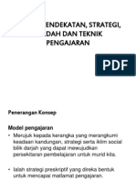 Model, Kaedah Dan Teknik Pengajaran