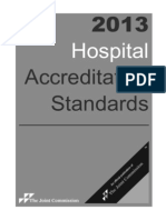 The Joint Commission Accreditation Standards Scoring Criteria