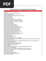 Oracle EBS Programs