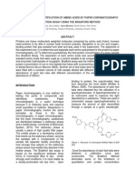 Separation and Identification of Myoglobin by Paper Chromatography and Protein Assay by Bradford Method