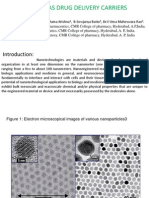 Nanogels As Drug Delivery Carriers:, K.Rama Krishna