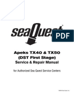 Apeks TX50-40 1st Stage Service Manual