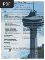 1 Workshop On Dynamic Social Networks Dyson: April-May 2014, Toronto, Canada Co-Located With IEEE INFOCOM 2014