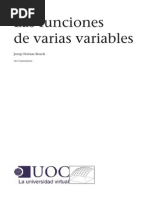 Las Funciones de Varias Variables - UOC, La Uniiversidad Virtual