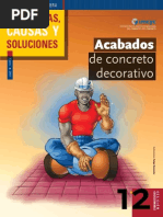 Acabados de Concreto Decorativo