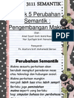 TAJUK 5 Pengembangan Makna