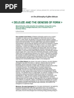 Deleuze and The Genesis of Form PDF