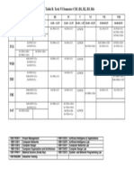 Time Table B. Tech VI Semester CSE (B1, B2, B3, B4) : I II III IV V VI VII Viii