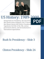 Us History 1989-2000 Powerpoint